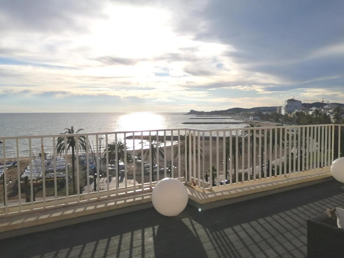 锡切斯Atico Con Fantasticas Vistas Al Mar Y La Iglesia公寓 外观 照片