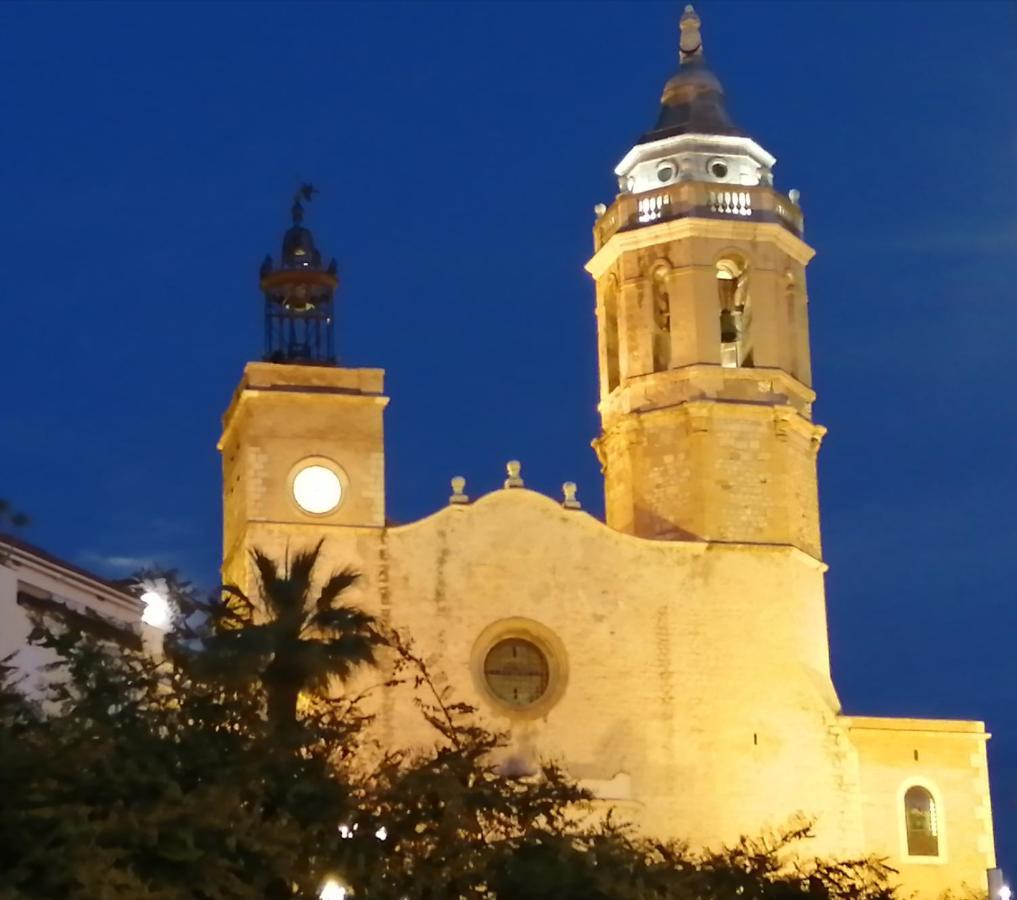 锡切斯Atico Con Fantasticas Vistas Al Mar Y La Iglesia公寓 外观 照片