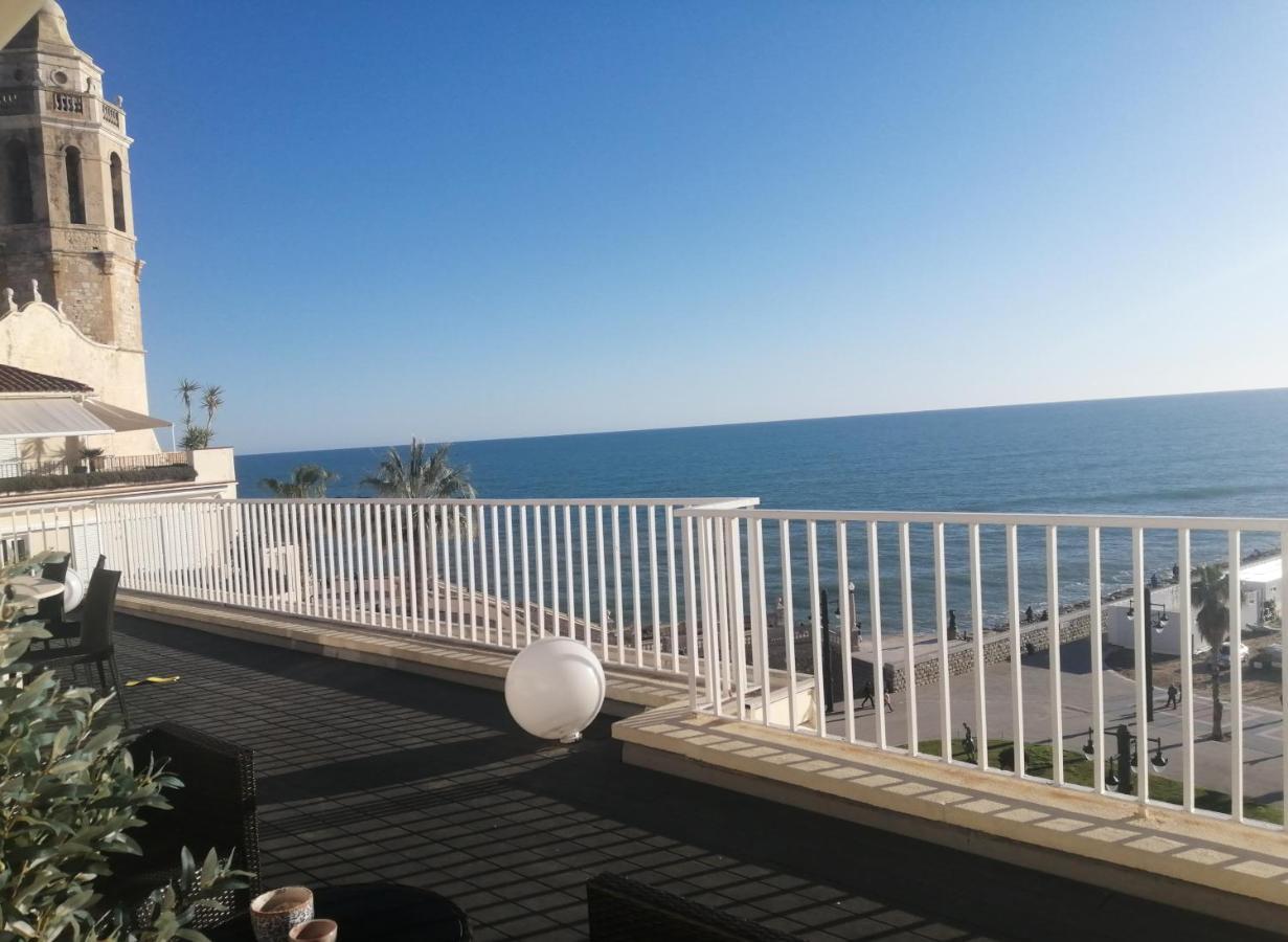 锡切斯Atico Con Fantasticas Vistas Al Mar Y La Iglesia公寓 外观 照片